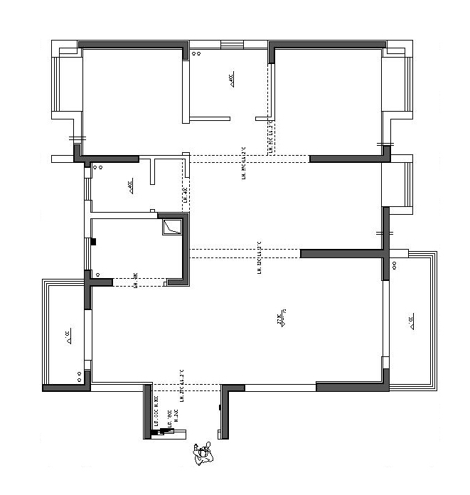 中建鉑公館現(xiàn)代風(fēng)格實景裝修效果圖