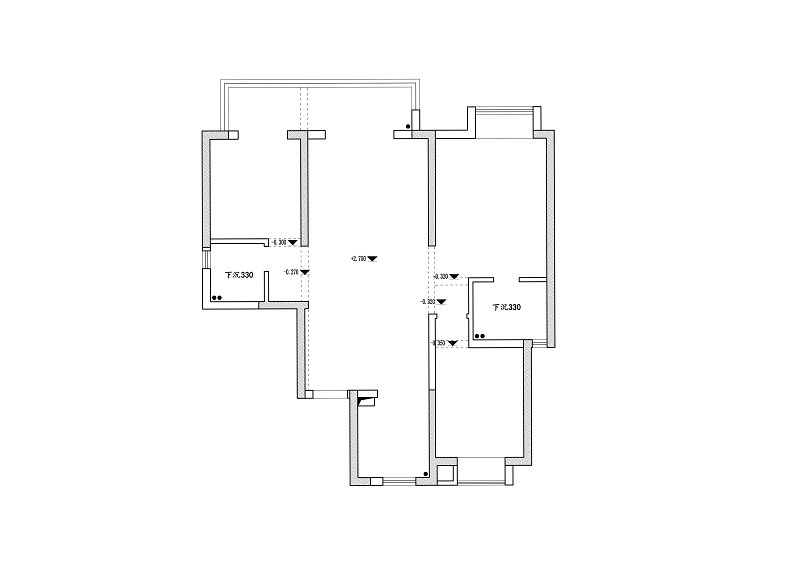 中建星光城現(xiàn)代風(fēng)格裝修效果圖