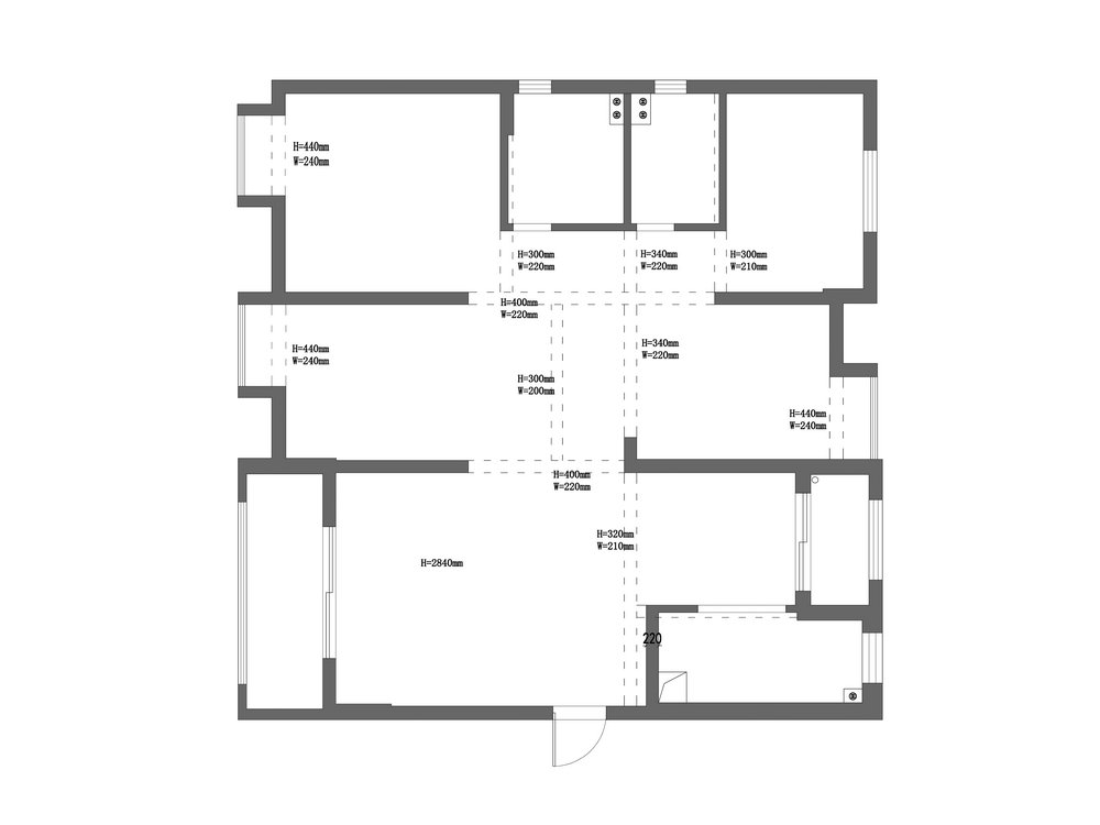 融科天域140平現(xiàn)代風格裝修效果圖